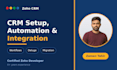 do zoho CRM setup, customization, automation and integration