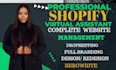 shopify virtual assistant shopify marketing expert social media manager fb audit