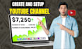create and setup youtube channel