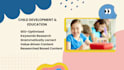 write article on parenting, child development and education