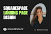create a custom squarespace landing page that converts