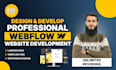 develop a professional webflow website