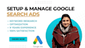 setup manage and optimize google search ads