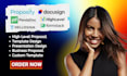 design stunning business proposal with proposify pandadoc qwilr docusign jotform