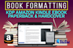 design interior book layout, formatting with book cover