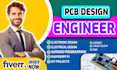 do custom electronics pcb circuit design schematic esp32 programming iot project