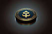 design 3d crypto token, crypto coin and crypto logo