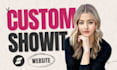design and customize showit website or showit template with blog and SEO