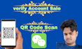 help you to qr code scanning for wechat account