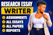 do case study analysis, research and summary writing, report writing