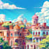 draw awesome background art with cartoon styles