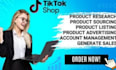 tiktok shop virtual assistant and tiktok shop manager