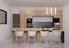 model render 3d kitchen remodel cabinet bath interior design 2d floorplan