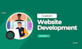 build custom website development as full stack web developer