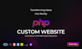 create custom PHP website