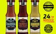 make sauce, marinade, ketchup, mayonnaise, dip label, jar, tin label design