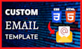 code your HTML email template