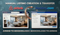 list ransfer you airbnb to booking com booking com to airbnb