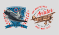 make creative airplane, jet, airline and aviation logo