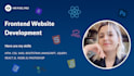 be your frontend web developer using html, CSS, java script, react js