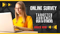 conduct your online survey from USA responses