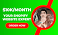 setup shopify store or shopify website or dropshipping store