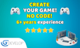 create a professional no code game in gdevelop
