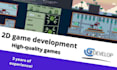 create you a custom 2d game based on your idea in gdevelop
