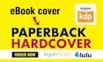 convert ebook cover for amazon KDP, ingramspark print ready cover