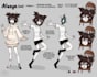 draw you a character reference sheet