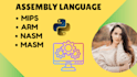 do mips, arm and 8086 assembly language programming projects