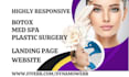 design plastic surgery landing page botox weight loss doctor healthcare website