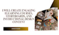 create engaging elearning courses, storyboards, and instructional design content