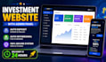 develop investment website with auto deposit and withdrawal in 24 hours