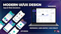 design modern UI UX for mobile app dashboard web app in figma
