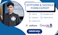 create design your jotform, google form and typeform