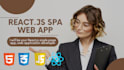 be your reactjs single page app, web application developer