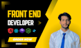 front end web developer in html css bootstrap, angular, react js website design