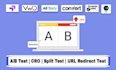 develop and build ab test with vwo, convert, optimizely etc