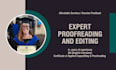 edit and proofread your manuscript