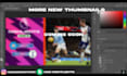 edit your football youtube thumbnails
