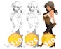 draw your character design or character concept art