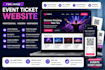 create a professional event ticket website with booking and payment system