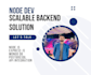 create, fix and scale backend solutions using nodejs and nestjs