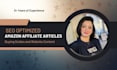 write amazon affiliate articles, buying guides, website content, and blog posts