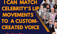 do celebrity voiceover and lipsync in all languages