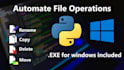 help you organize your files automatically with python