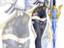 do fully rendered half body anime style artworks