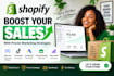 increase shopify sales shopify marketing ecommerce marketing shopify promotion