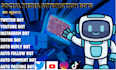 develop youtube automation bot, live streaming bot script, custom bot